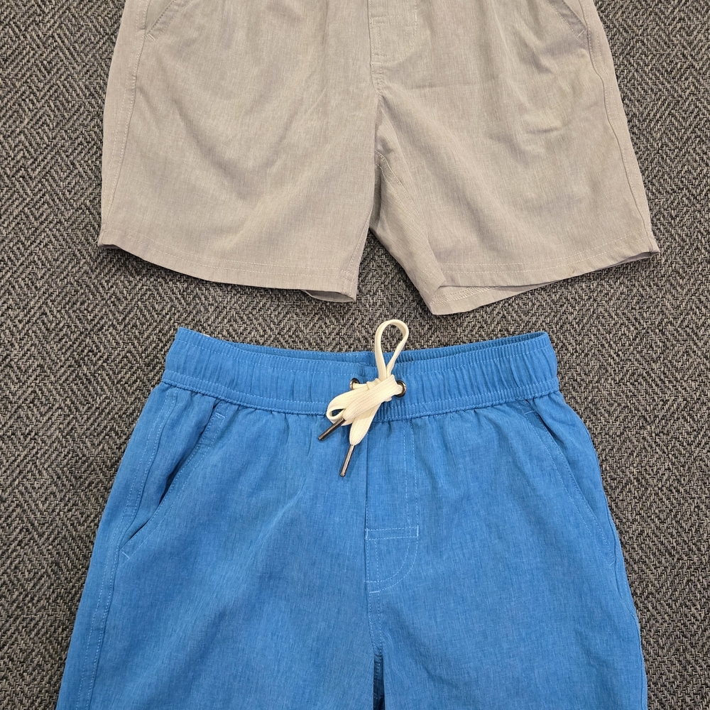 Sweet Honey Blue & Gray Lined Swimtrunks